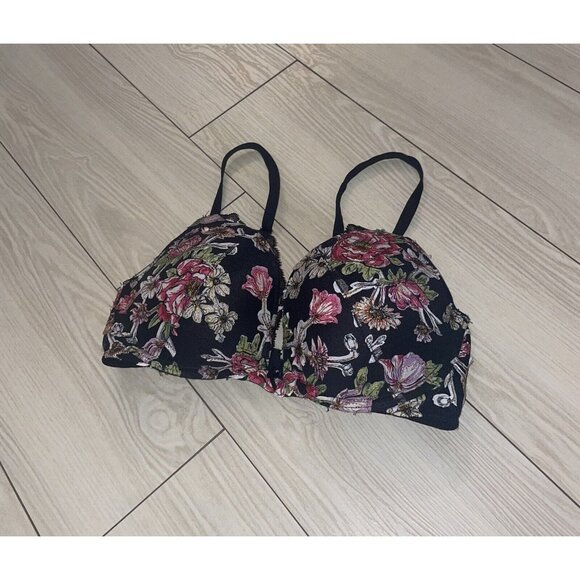 Victoria's Secret Other - Victorias Secret Dream Angels Push Up Bra Padded Floral Mesh UW Womens 32D